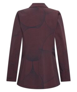 Alternative view of Mi Piace Travel Blazer Circle Burgundy