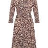 Mi Piace Travel Dress Abstracte Burgundy