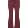 Mi Piace Travel Stripe Pants Burgundy