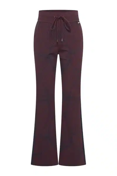 Mi Piace Travel Trouser Circle Burgundy