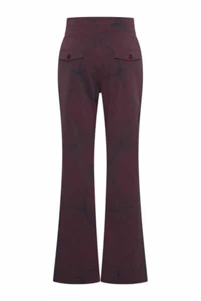 Mi Piace Travel Trouser Circle Burgundy - Afbeelding 2