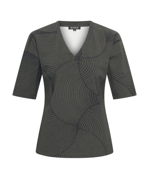 Mi Piace Travel V Top Deep Depth Circle