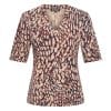 Mi Piace Travel V Top Abstracte Burgundy