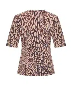 Alternative view of Mi Piace Travel V Top Abstracte Burgundy