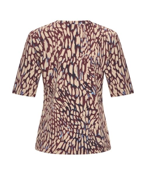 Alternative view of Mi Piace Travel V Top Abstracte Burgundy