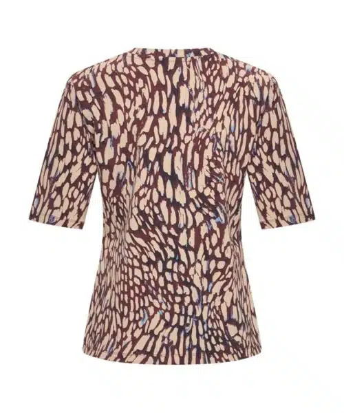 Alternative view of Mi Piace Travel V Top Abstracte Burgundy