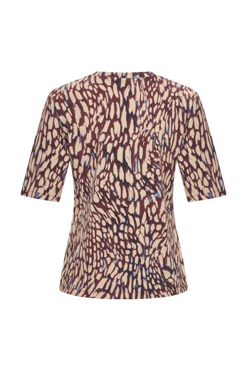 Alternative view of Mi Piace Travel V Top Abstracte Burgundy