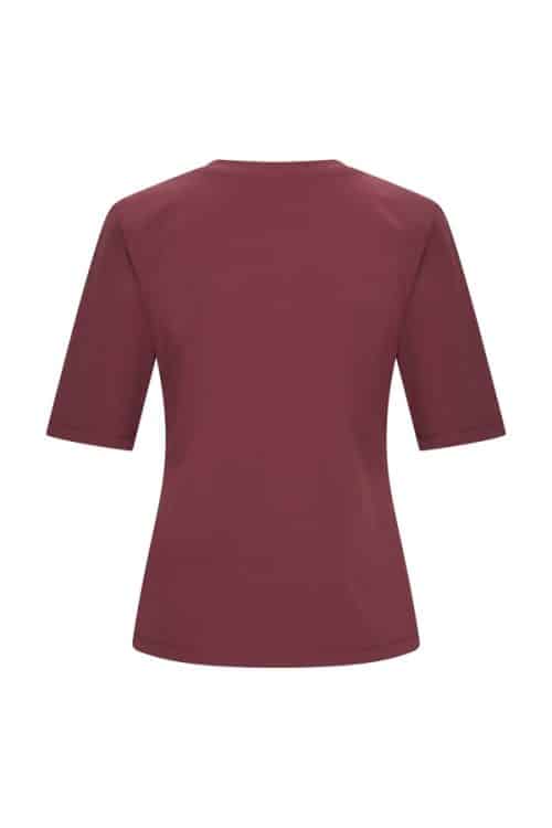 Alternative view of Mi Piace Travel Lois V Top Burgundy