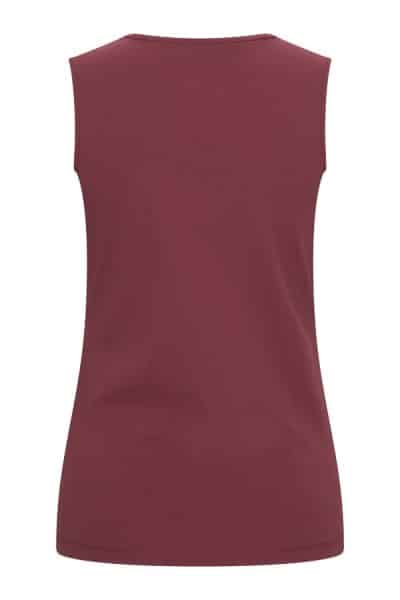 Mi Piace Travel V Lace Top Burgundy - Afbeelding 2