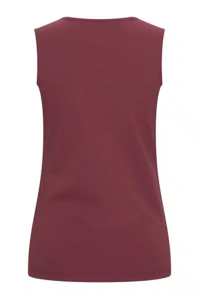 Mi Piace Travel V Lace Top Burgundy - Afbeelding 2