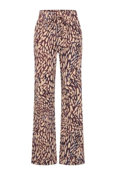 Mi Piace Travel Pants Abstracte Burgundy