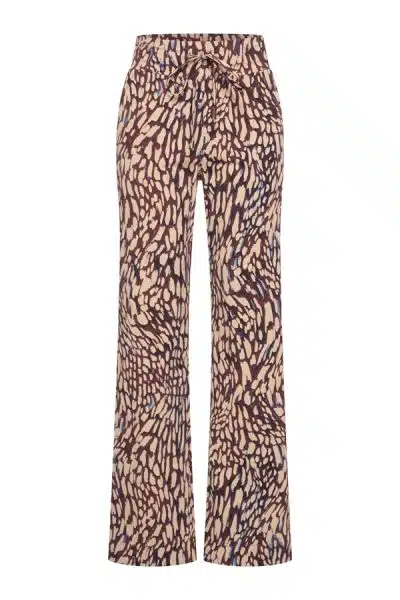 Mi Piace Travel Pants Abstracte Burgundy