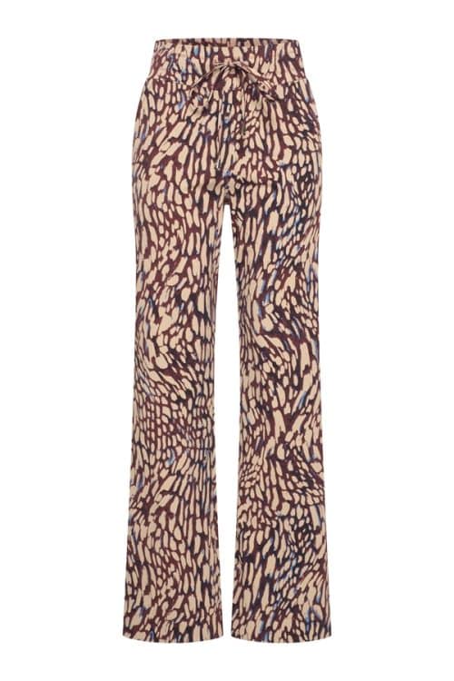 Mi Piace Travel Pants Abstracte Burgundy