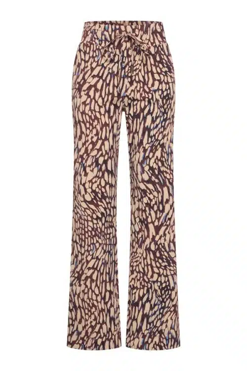 Mi Piace Travel Pants Abstracte Burgundy
