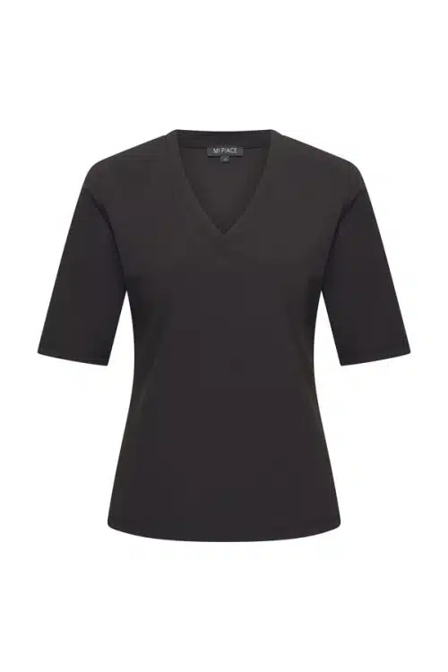 Mi Piace Travel V Neck Black