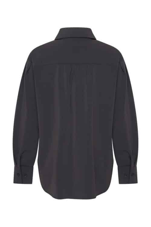 Alternative view of Mi Piace Travel Oversized Blouse Black