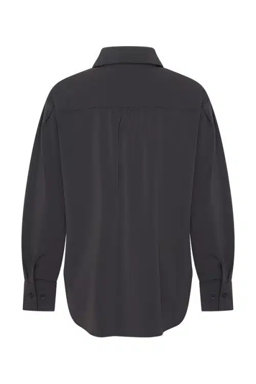 Alternative view of Mi Piace Travel Oversized Blouse Black
