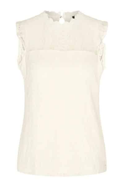 Mi Piace Lace Top Offwhite