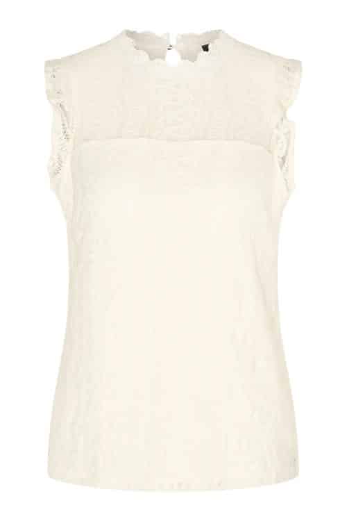 Mi Piace Lace Top Offwhite