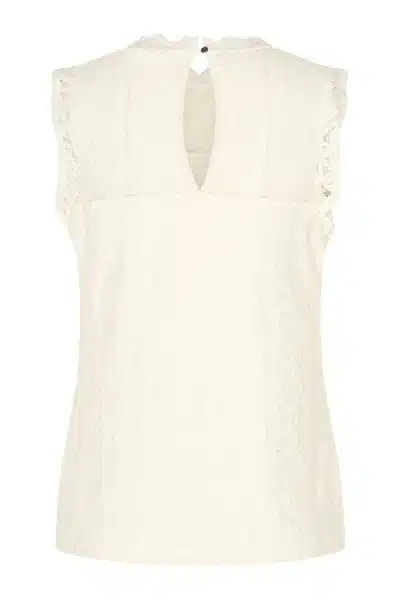 Mi Piace Lace Top Offwhite - Afbeelding 2