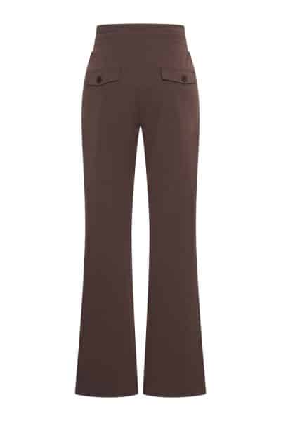 Mi Piace Travel Straight Pants Espresso - Afbeelding 2