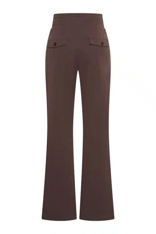 Alternative view of Mi Piace Travel Straight Pants Espresso