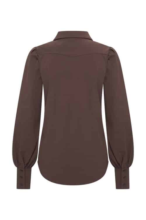 Alternative view of Mi Piace Travel Long Blouse Espresso