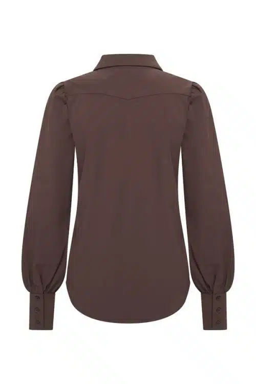 Alternative view of Mi Piace Travel Long Blouse Espresso