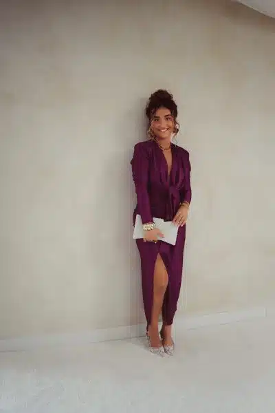 Perfect Long Dress Purple - Afbeelding 8