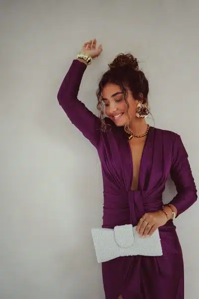 Perfect Long Dress Purple - Afbeelding 5