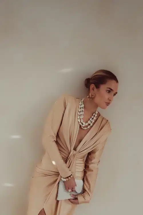 Perfect Long Dress Champagne