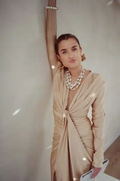 Perfect Long Dress Champagne - Afbeelding 7