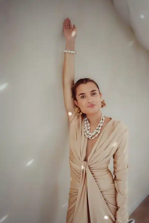 Alternative view of Perfect Long Dress Champagne