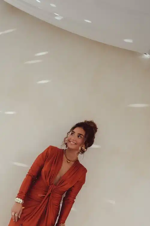 Alternative view of Perfect Long Dress Rust