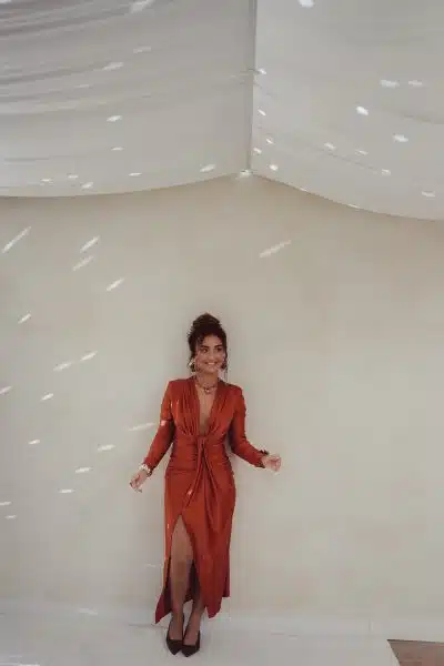 Perfect Long Dress Rust - Afbeelding 6