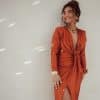 Perfect Long Dress Rust