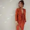 Perfect Long Dress Rust