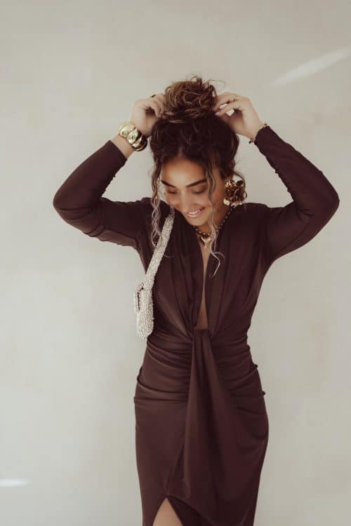 Alternative view of Perfect Long Dress Brown