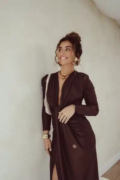 Perfect Long Dress Brown