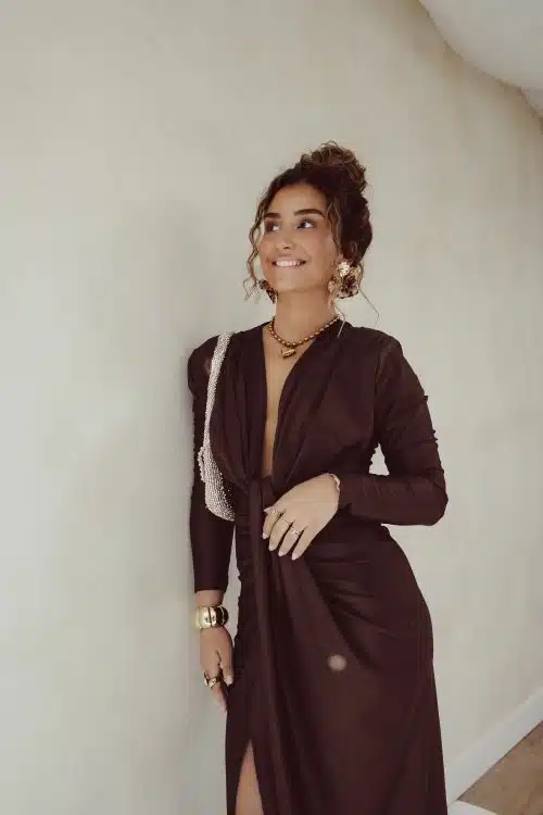 Perfect Long Dress Brown