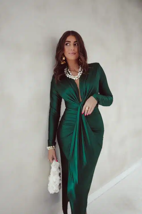 Alternative view of Perfect Long Dress Smaragd