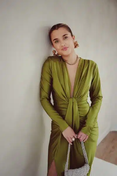 Perfect Long Dress Olive - Afbeelding 3