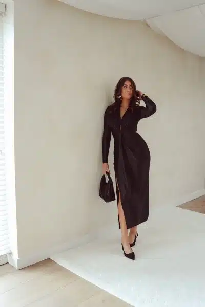 Perfect Long Dress Black - Afbeelding 7