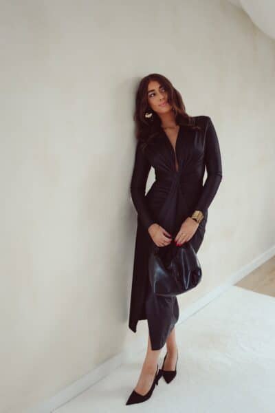 Perfect Long Dress Black - Afbeelding 2