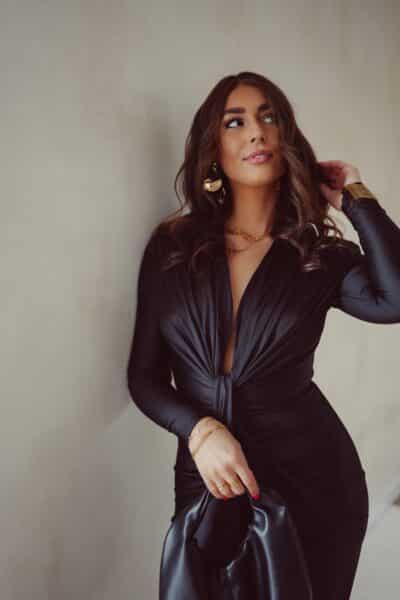 Perfect Long Dress Black - Afbeelding 5