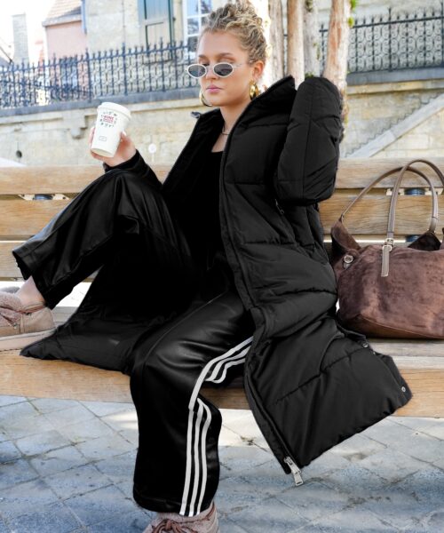 Alternative view of // Long Puffer Coat Black