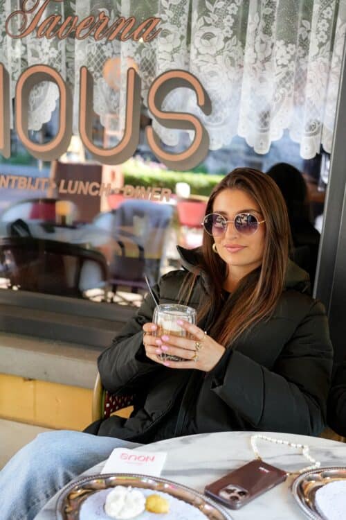 Long Puffer Coat Dark Green