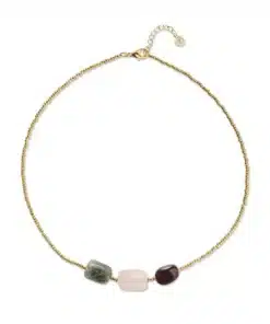 A Beautiful Story Blishful Garnet Rose Necklace