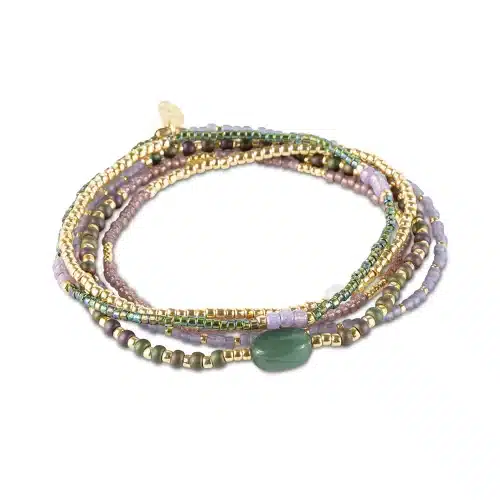 A Beautiful Story Experience Adventurine Rose Quartz Bracelet