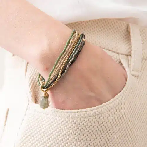 A Beautiful Story Nirmala Garnet Bracelet